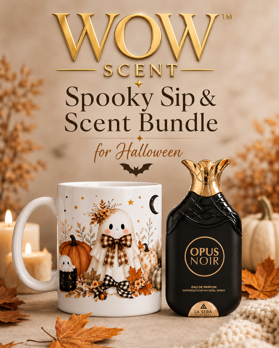 Spooky Sip & Scent Halloween Bundle | Mug & Designer Inspired Perfume