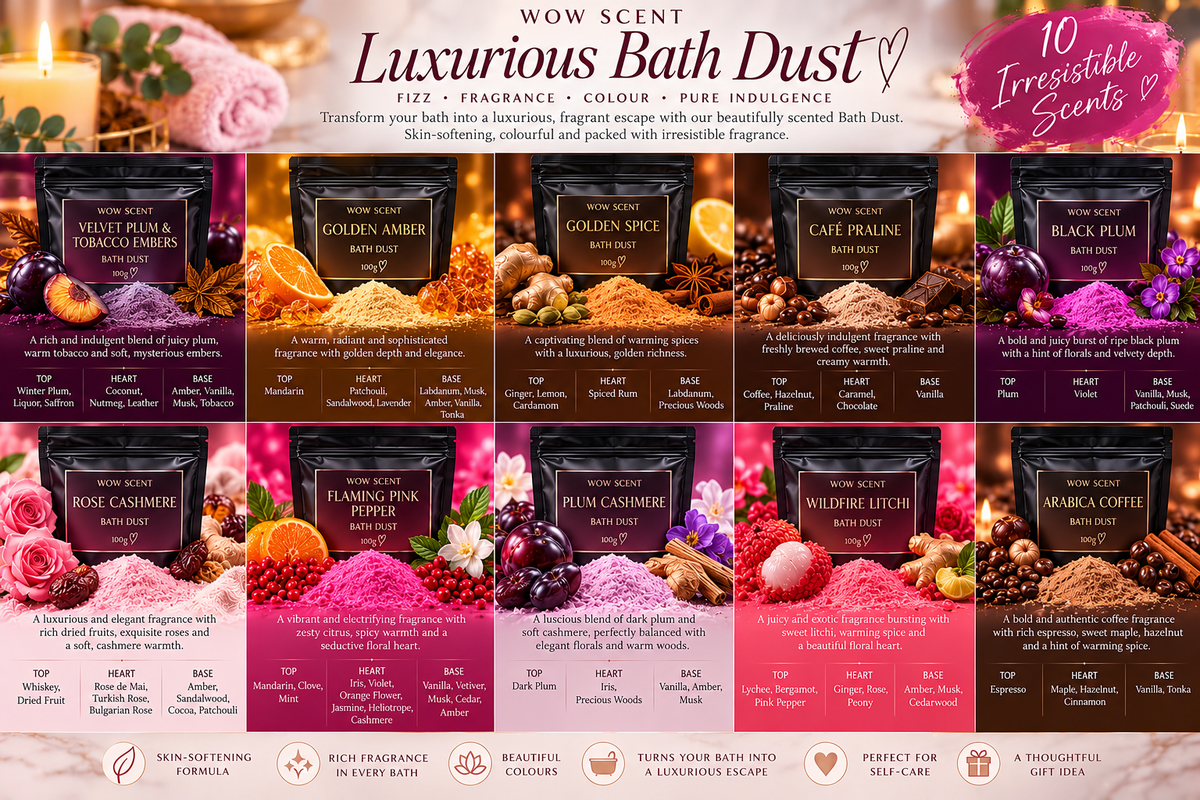 Luxurious Bath Dust – 150g Autumn & Winter Collection