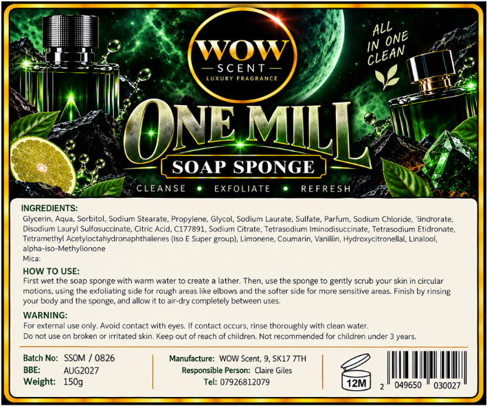 Exfoliating Soap Sponge - Mixed set 1