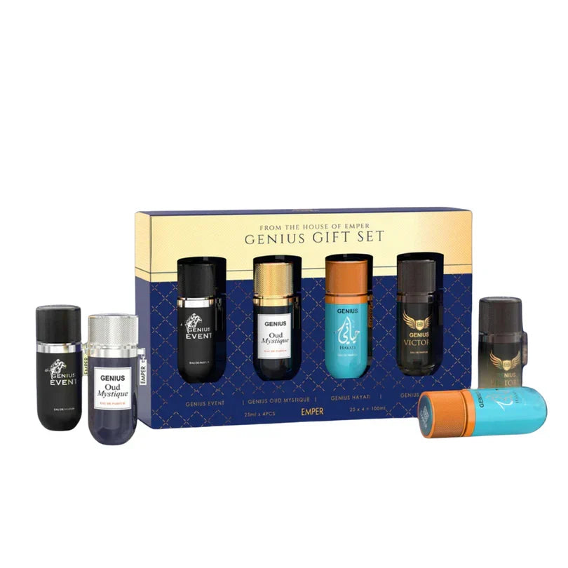 Emper Genius Men's Gift Set(4 in 1) Gift Set