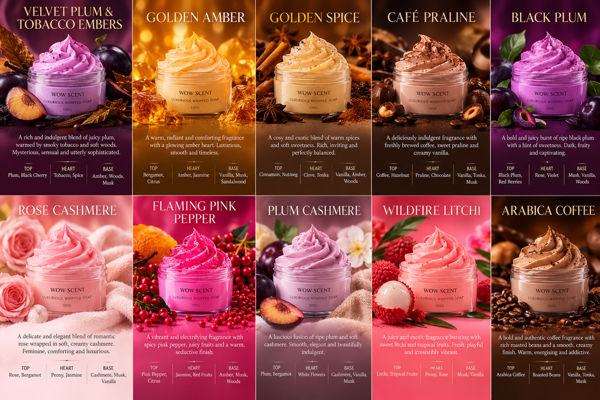 Luxurious Whipped Soap  100g Autumn & Winter Collection