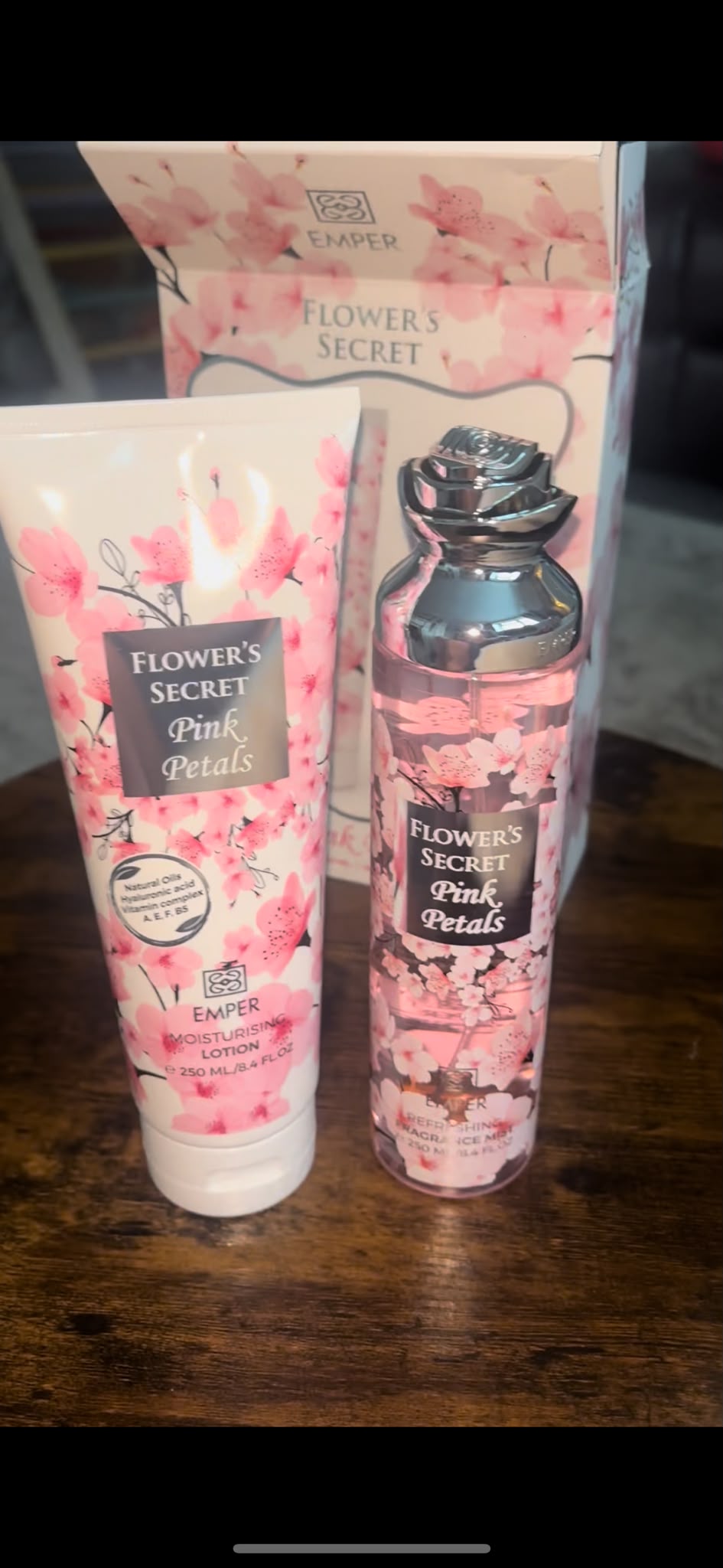 Flower's Secret Pink Petals Gift Set - Inspired by Burberry Her