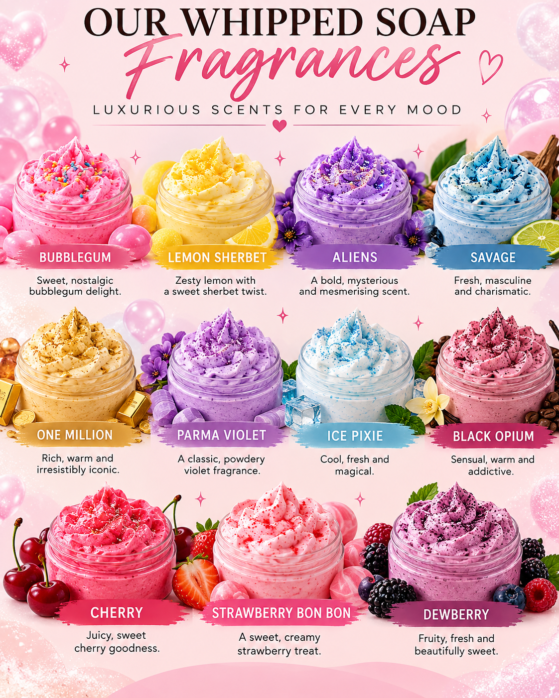 Luxurious Whipped Soap  150g