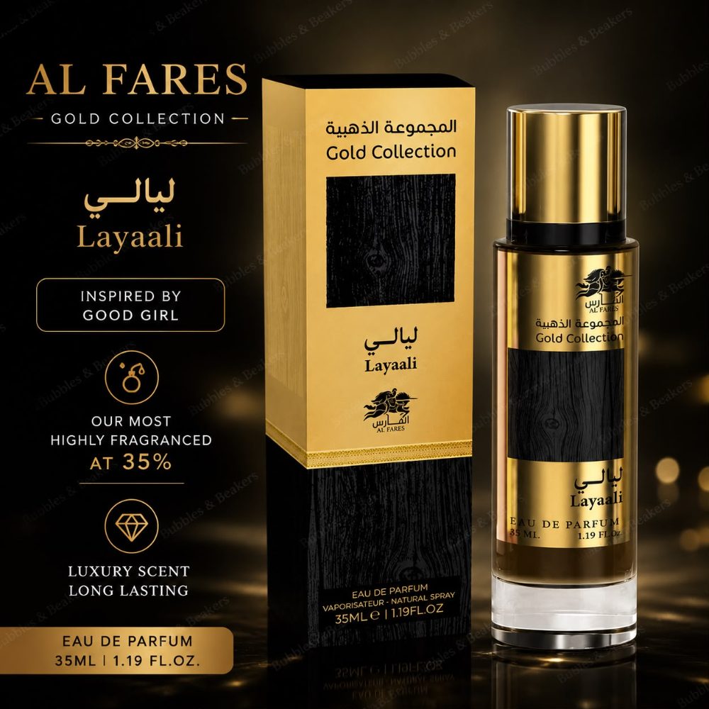 Inspired by Good Girl - AL FARES Gold Collection Layaali Eau De Parfum Higly Concentrated 35ML