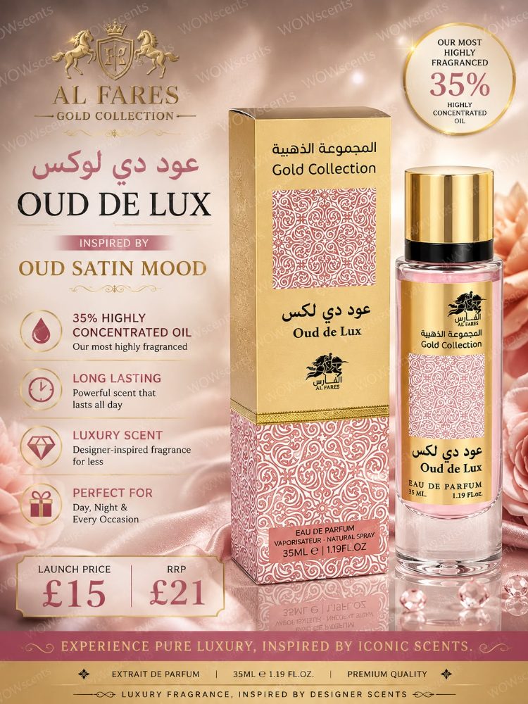 Inspired by Oud Satin Mood - AL FARES Oud de Lux 35ml