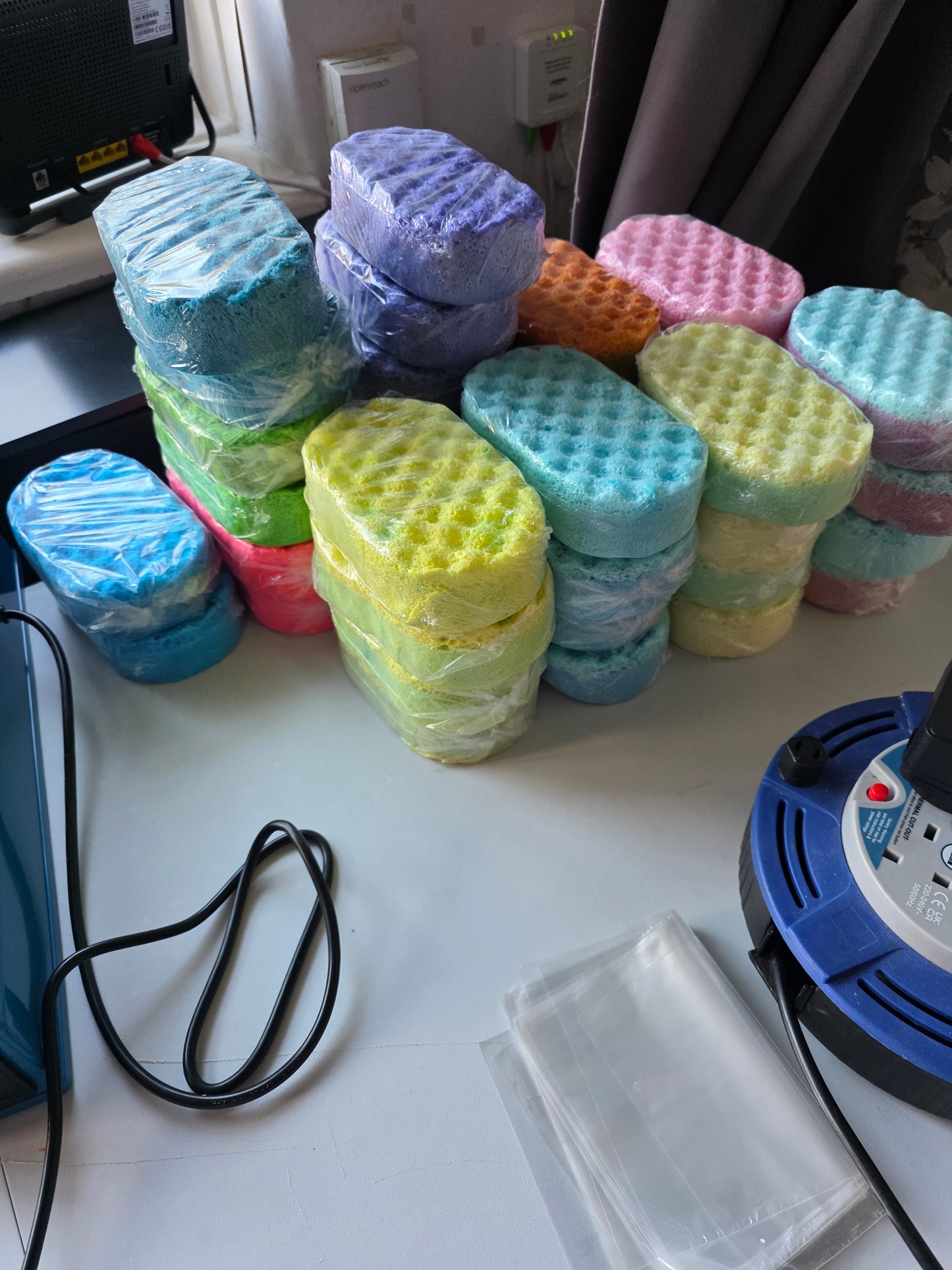 Bulk Soap Sponges 50 fully filled